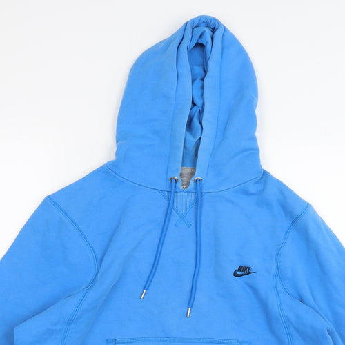 Nike Boys Blue  Jersey Pullover Hoodie Size 13-14 Years