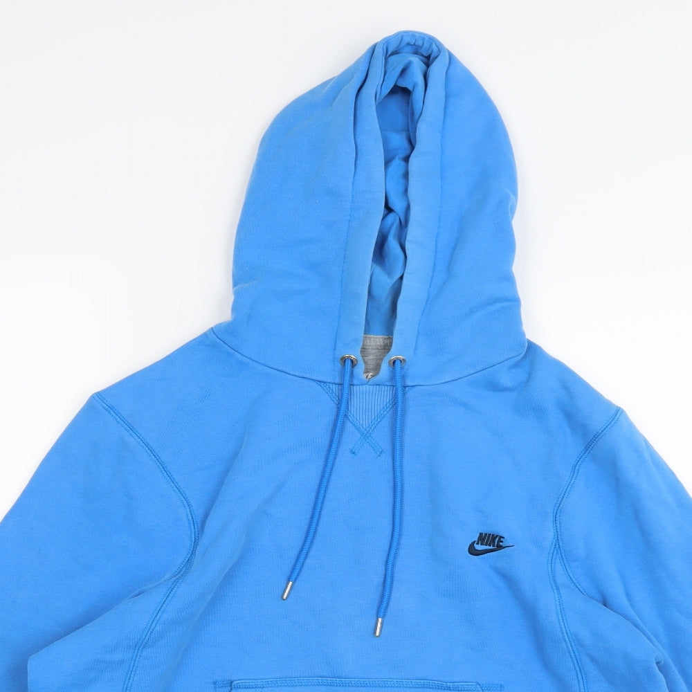 Nike Boys Blue  Jersey Pullover Hoodie Size 13-14 Years