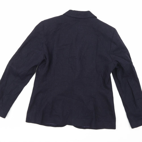 Classics Womens Blue   Jacket Blazer Size 12