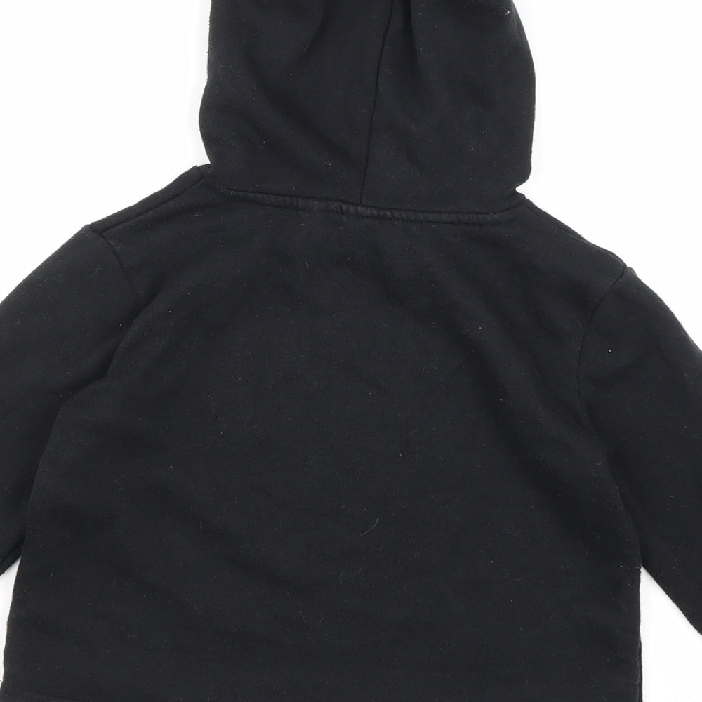 Harry Potter Girls Black  Jersey Pullover Hoodie Size 8-9 Years