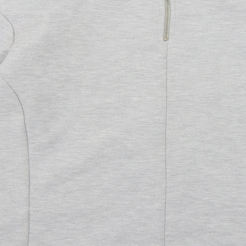 TU Womens Grey  Jersey Full Zip Sweatshirt Size 16