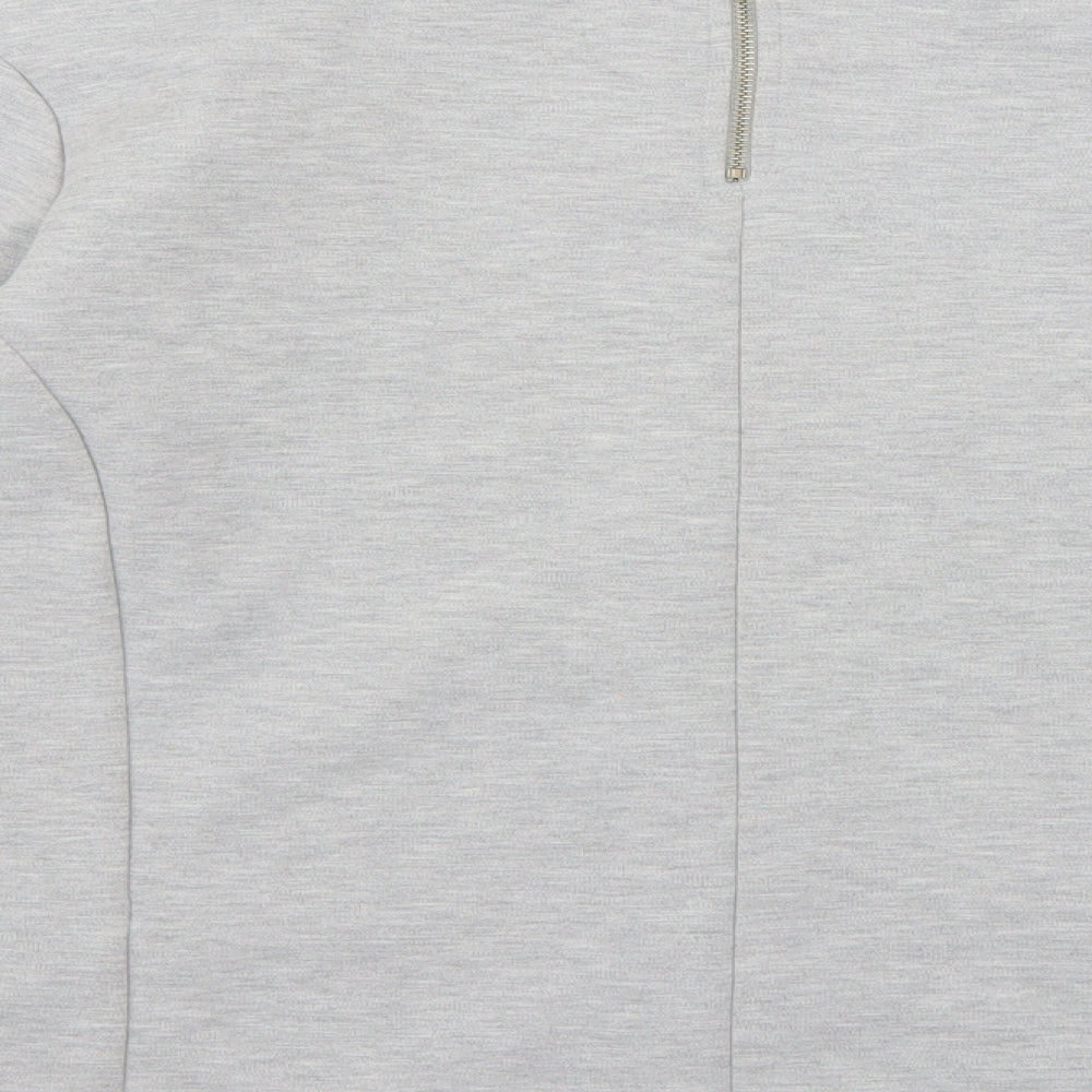 TU Womens Grey  Jersey Full Zip Sweatshirt Size 16