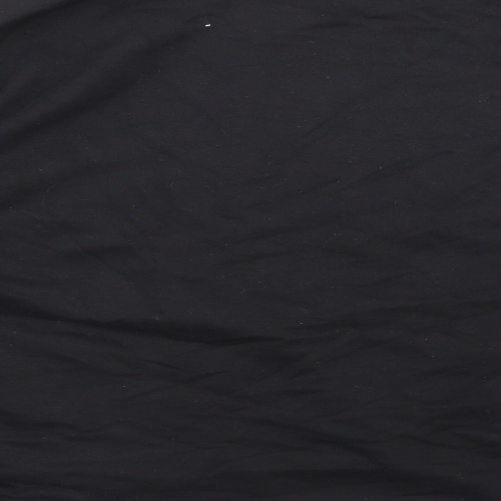 George Womens Black  Jersey Wrap Sweatshirt Size L