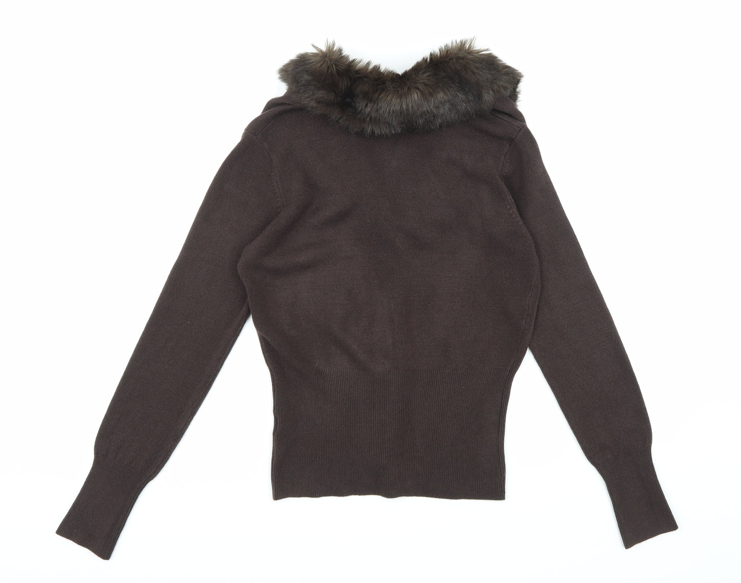 Atmosphere Womens Brown  Knit Cardigan Jumper Size 12
