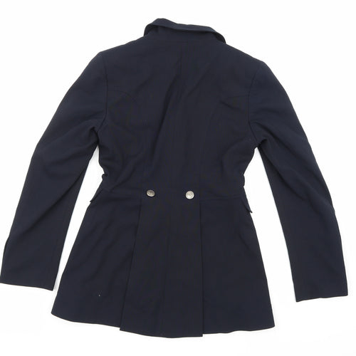 ISABELL WERTH Womens Blue   Pea Coat Coat Size 6