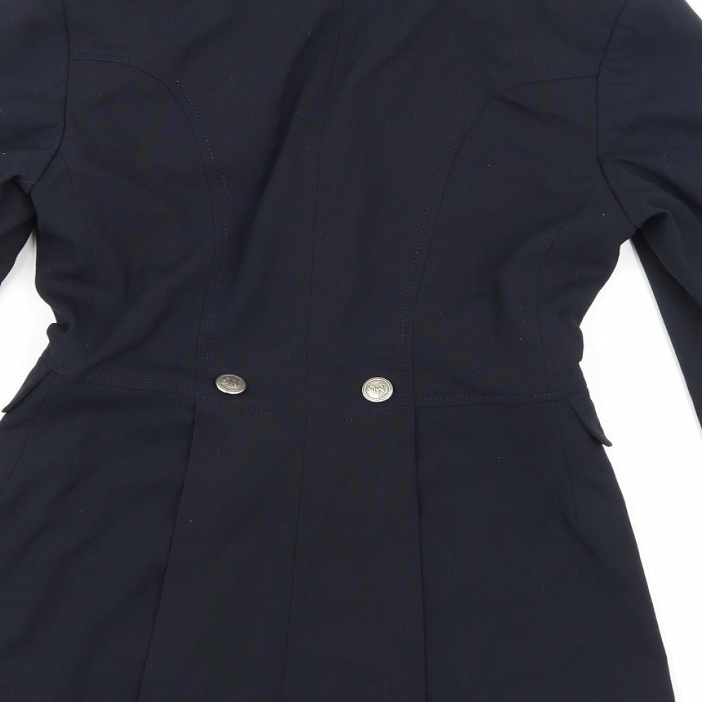 ISABELL WERTH Womens Blue   Pea Coat Coat Size 6