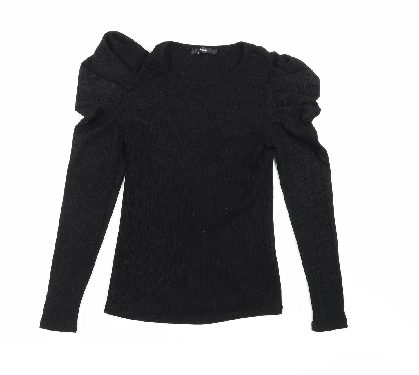 George Womens Black  Knit Pullover Jumper Size 10