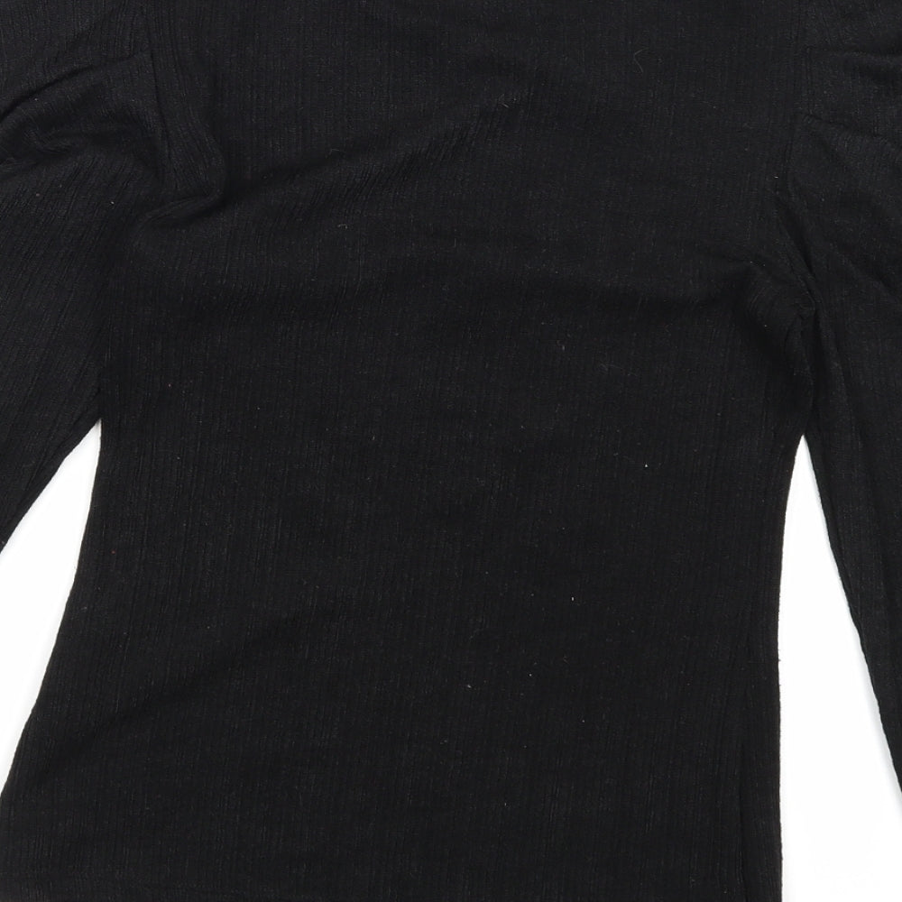 George Womens Black  Knit Pullover Jumper Size 10