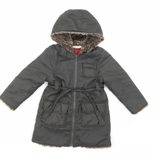 Neck & Neck Boys Brown   Basic Coat Coat Size 2 Years