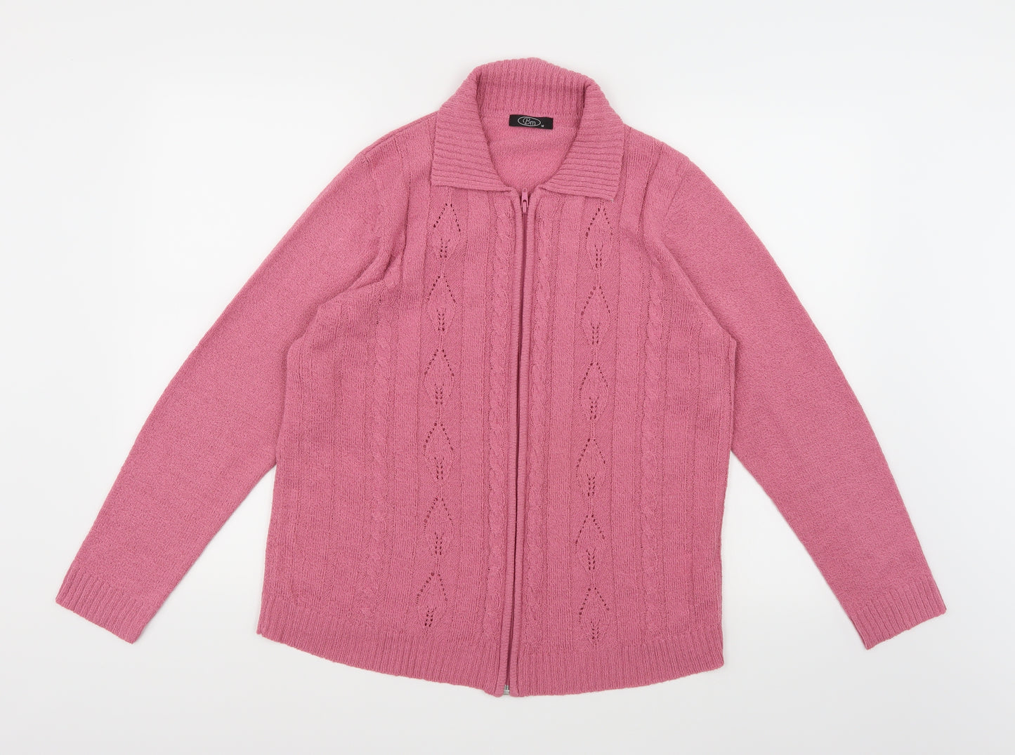 Bm Casual Womens Pink   Cardigan Jumper Size M