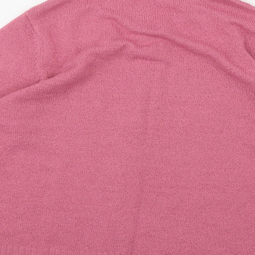 Bm Casual Womens Pink   Cardigan Jumper Size M