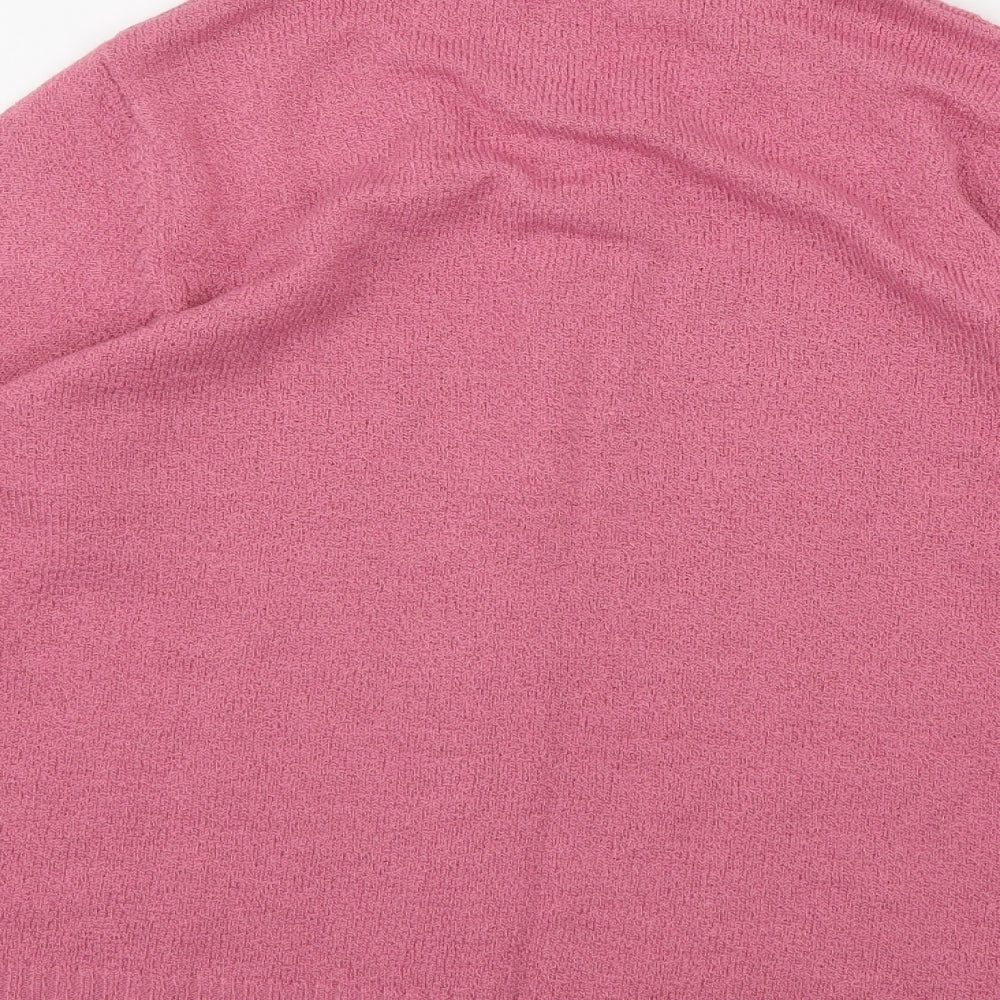 Bm Casual Womens Pink   Cardigan Jumper Size M