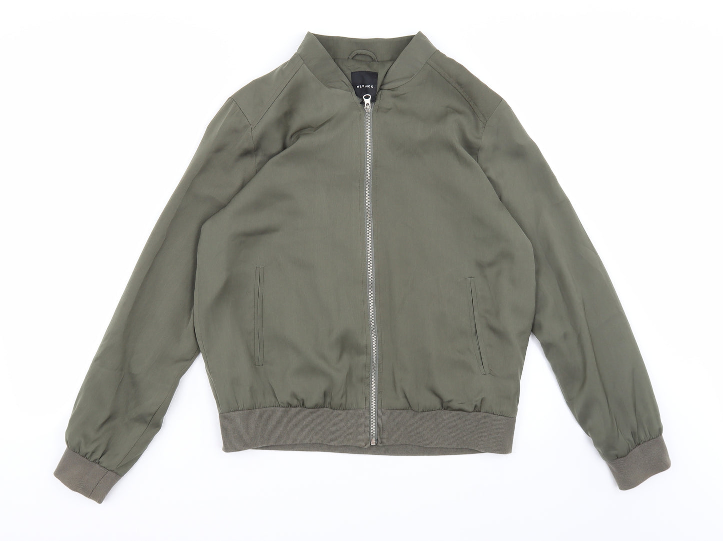 New Look Womens Green   Bomber Jacket Jacket Size 14