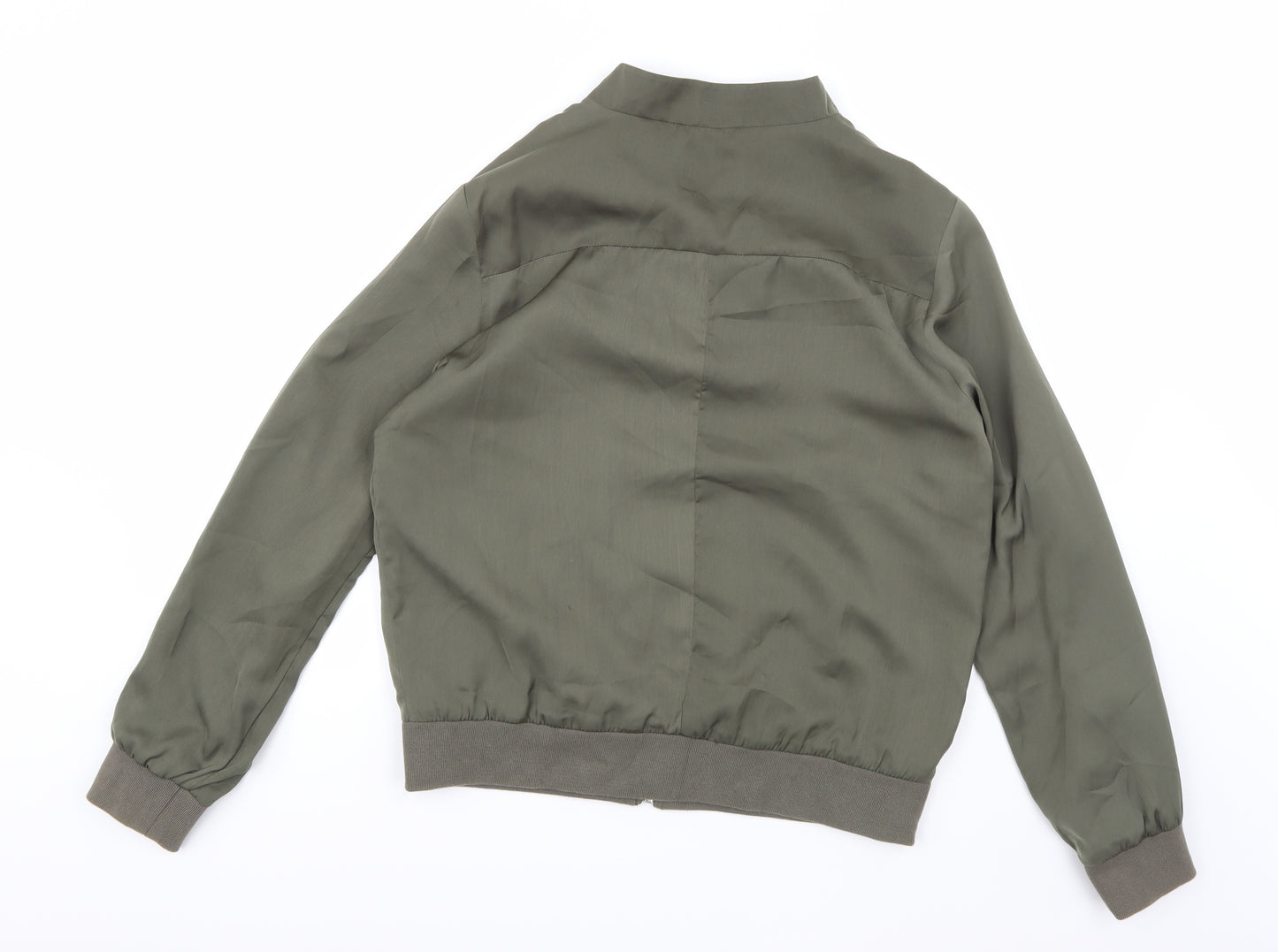 New Look Womens Green   Bomber Jacket Jacket Size 14