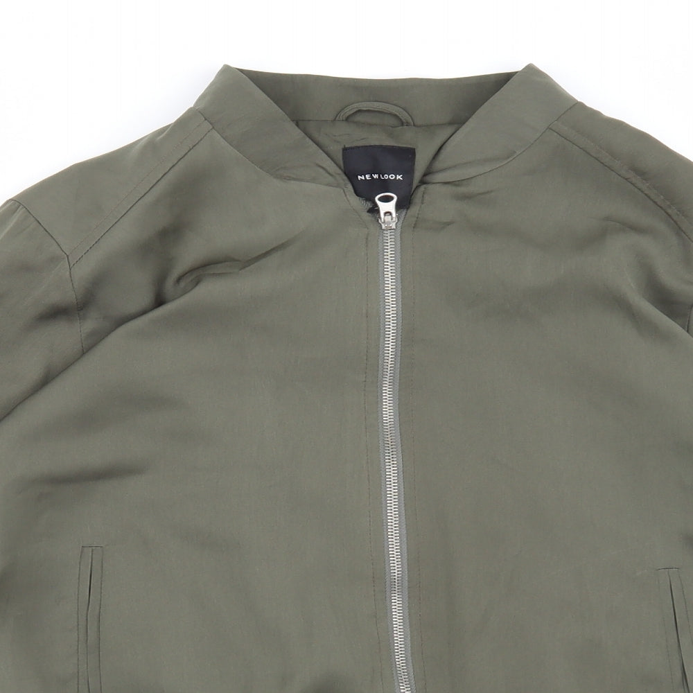 New Look Womens Green   Bomber Jacket Jacket Size 14