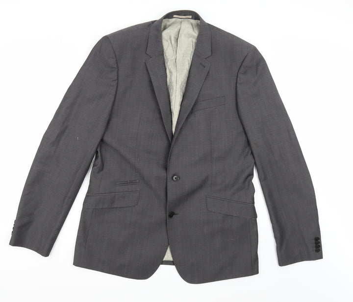 NEXT Mens Grey Rayon Jacket Suit Jacket Size 42
