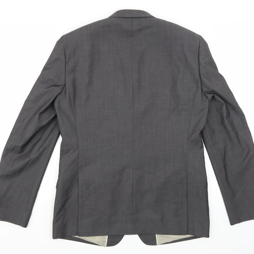 NEXT Mens Grey  Rayon Jacket Suit Jacket Size 42