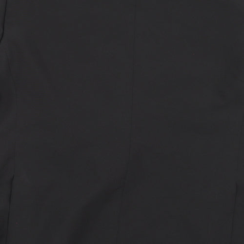Charlton Gray  Mens Black  Rayon Jacket Suit Jacket Size 46
