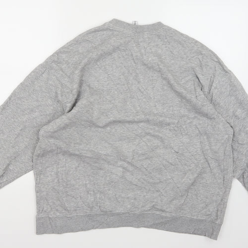Divided by H&M Womens Grey  Jersey Pullover Sweatshirt Size M
