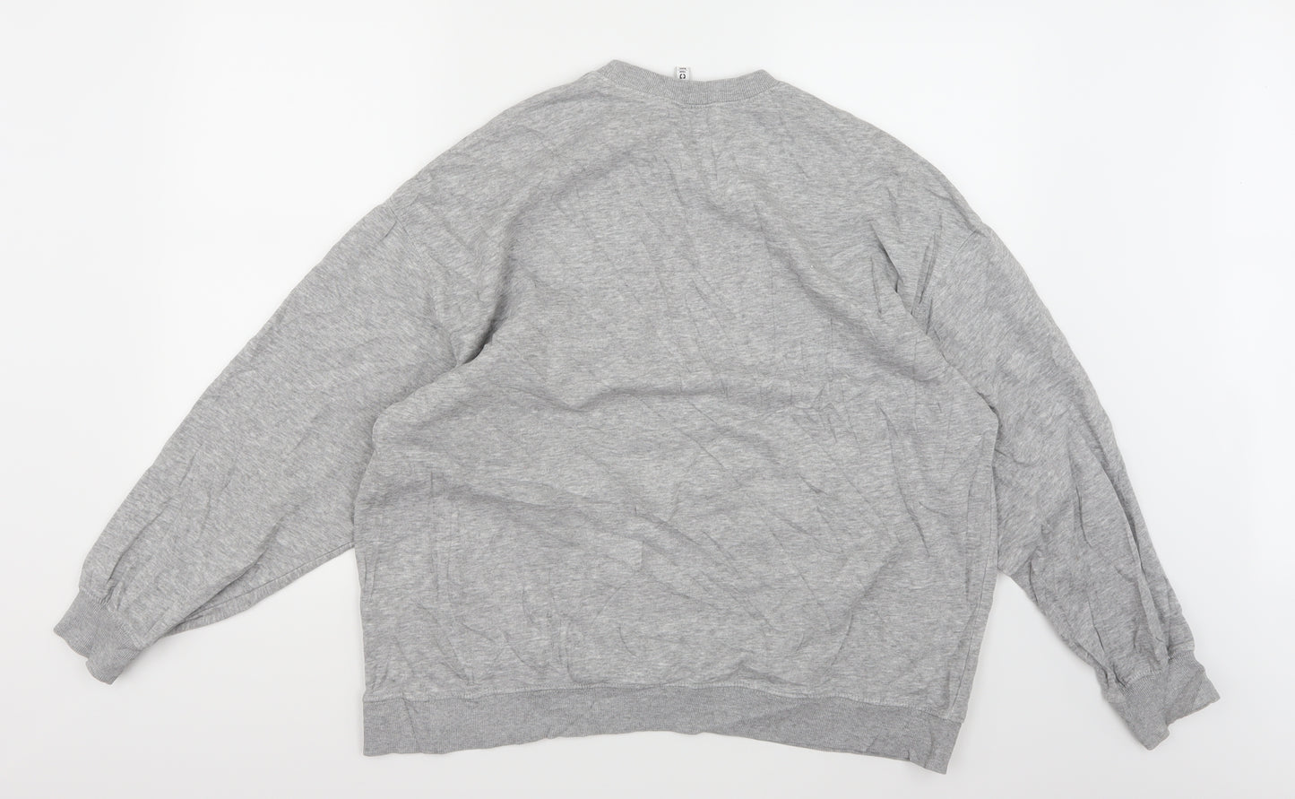Divided by H&M Womens Grey  Jersey Pullover Sweatshirt Size M
