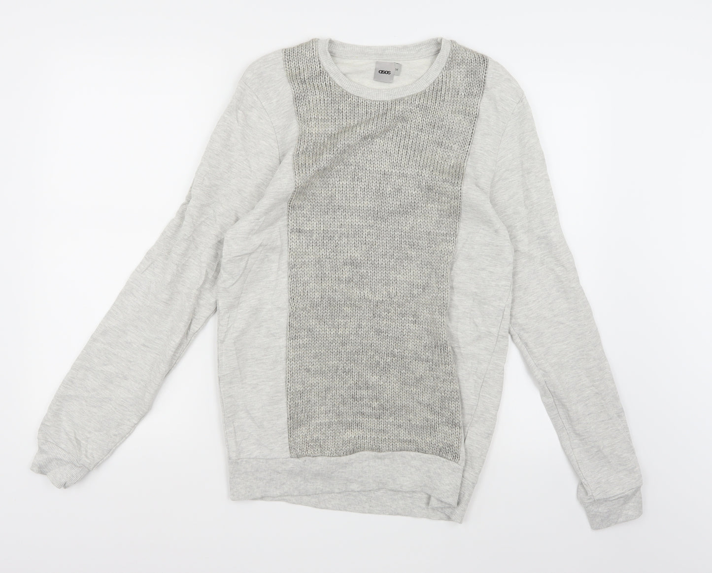 ASOS Mens Grey   Pullover Sweatshirt Size M