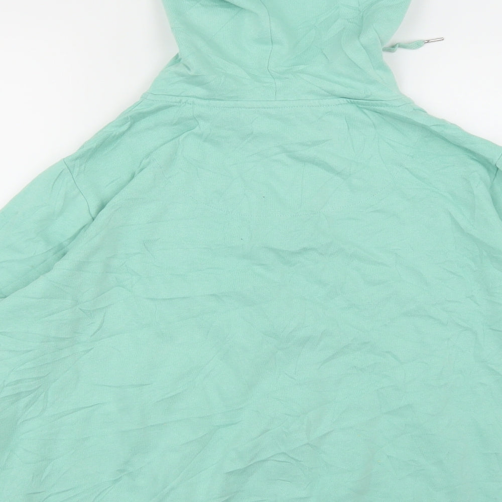TU Womens Green  Jersey Full Zip Hoodie Size 18