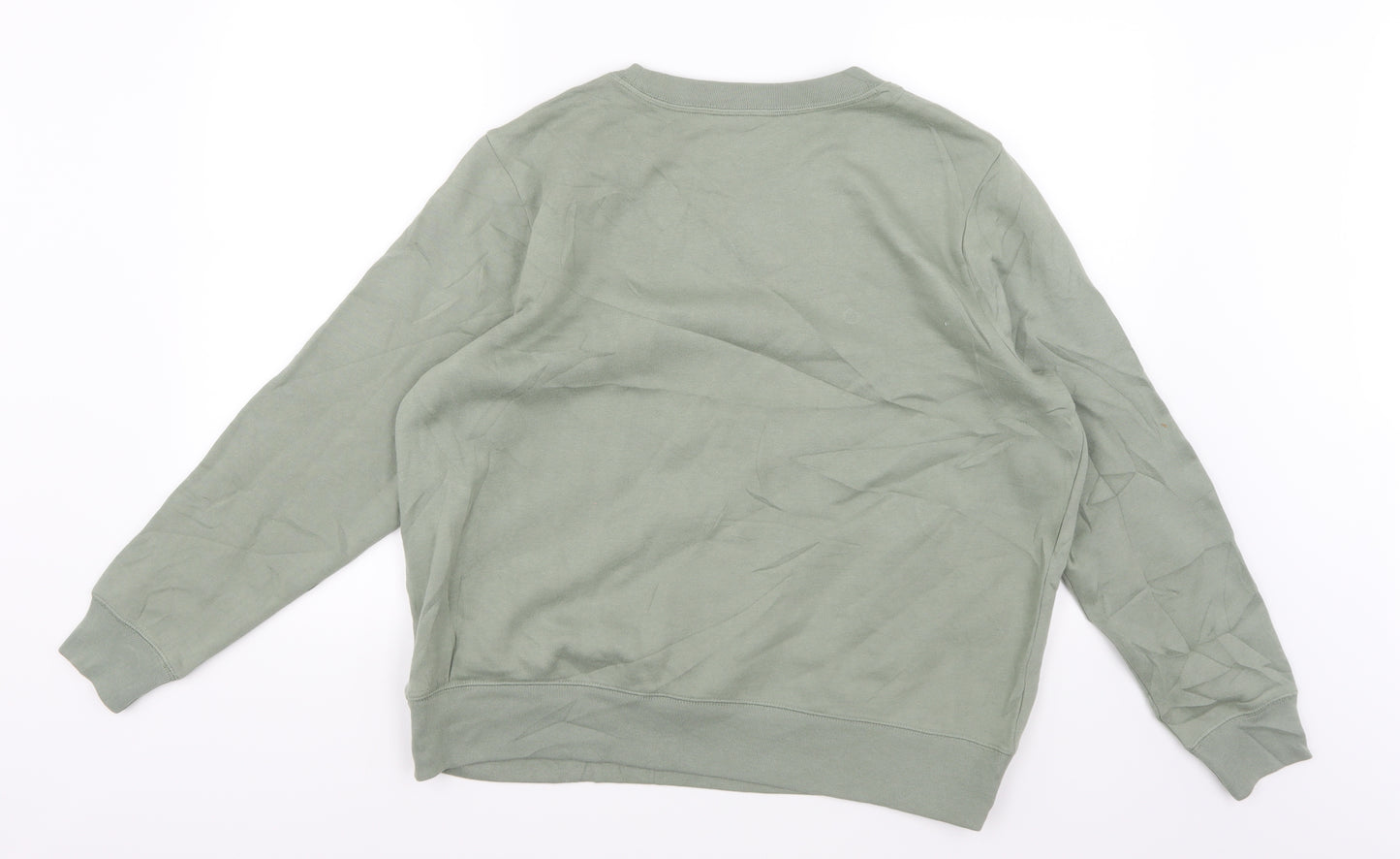 Marks and Spencer Womens Green  Jersey Pullover Sweatshirt Size 16