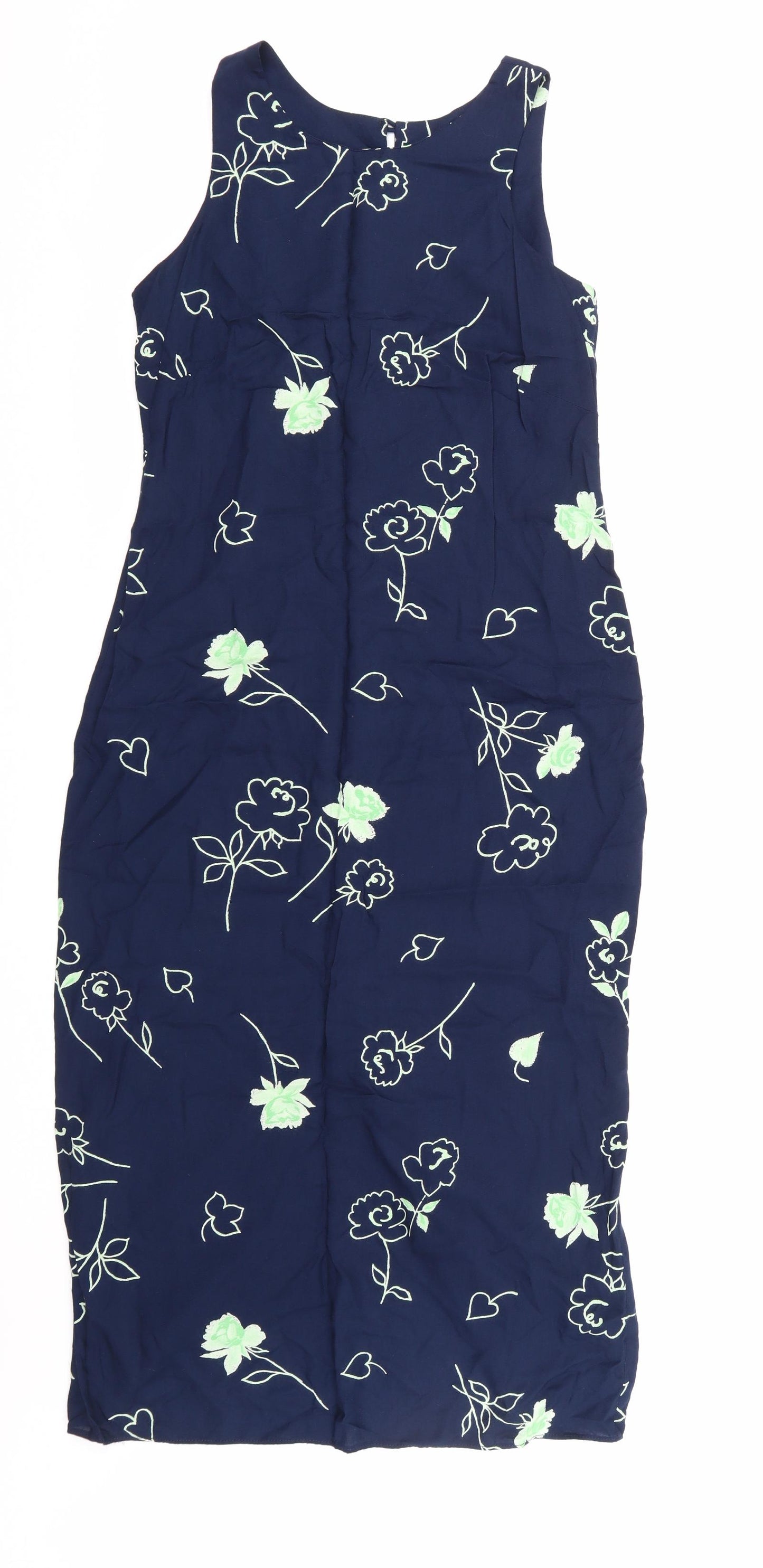 New Look Womens Blue Floral  Maxi  Size 14