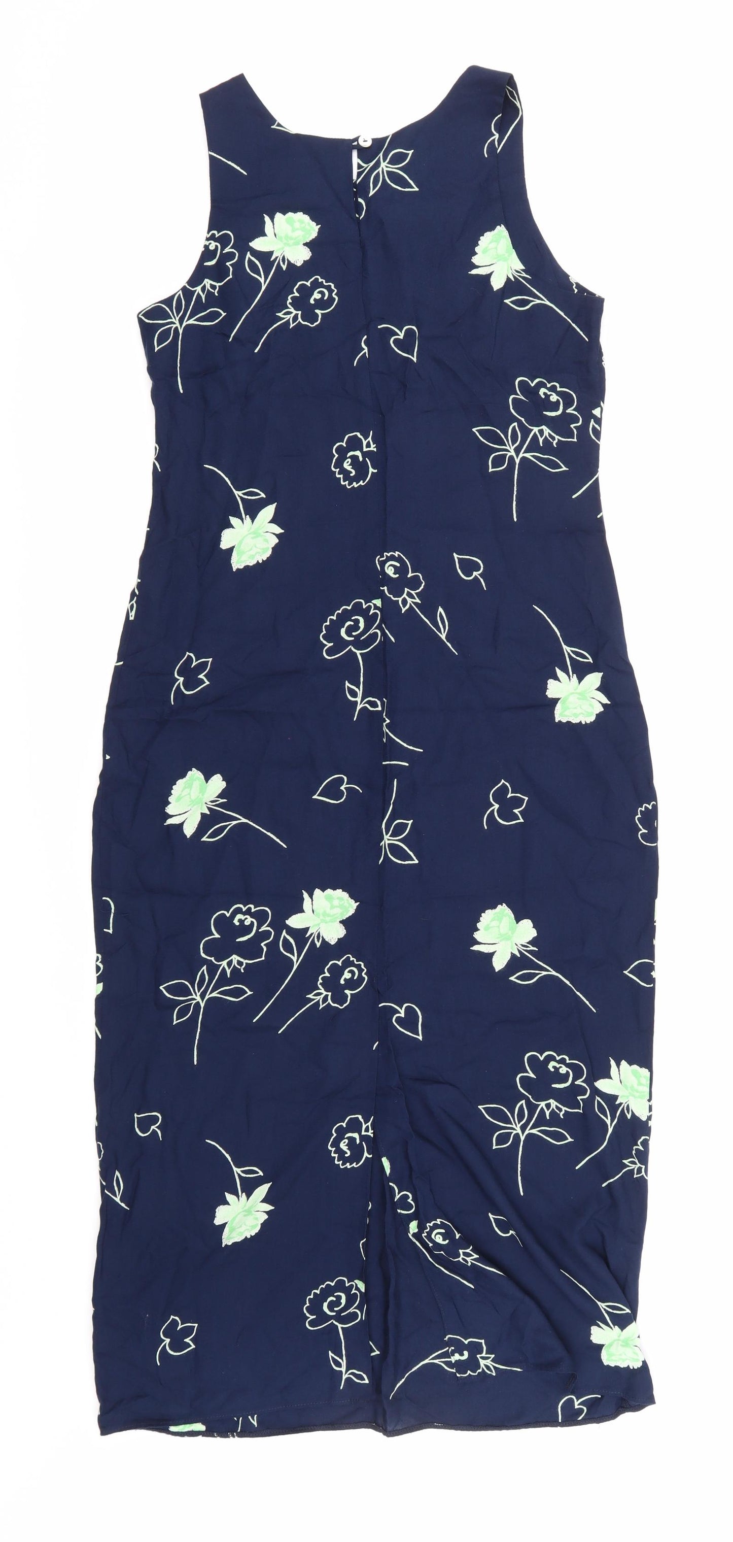 New Look Womens Blue Floral  Maxi  Size 14