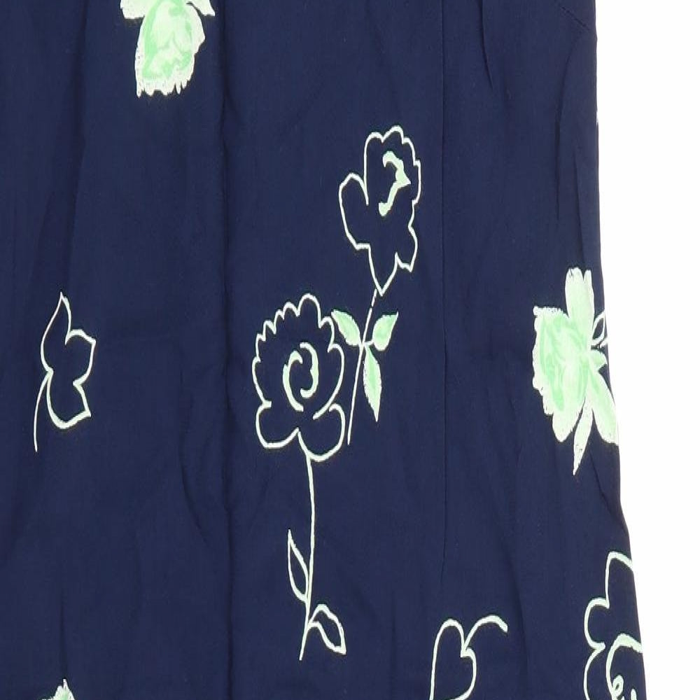 New Look Womens Blue Floral  Maxi  Size 14