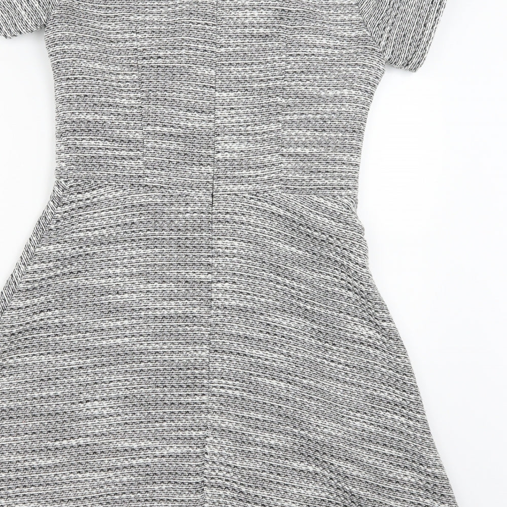 Oasis Womens Grey   T-Shirt Dress  Size 10