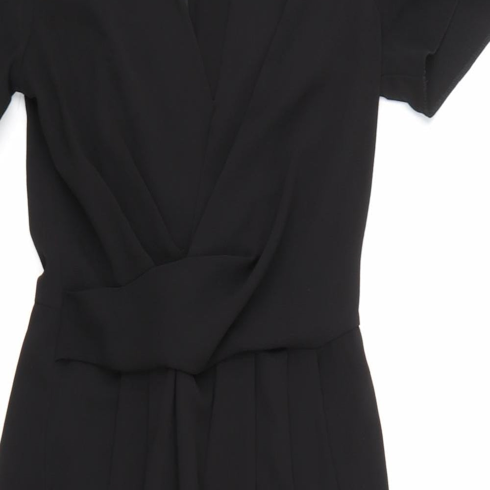 Miss Selfridge Womens Black   Jumpsuit One-Piece Size 10 L18 in