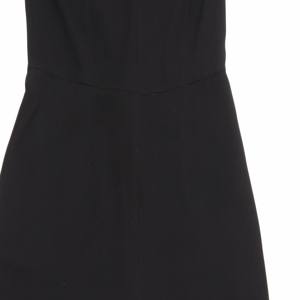 Miss Selfridge Womens Black   Jumpsuit One-Piece Size 10 L18 in