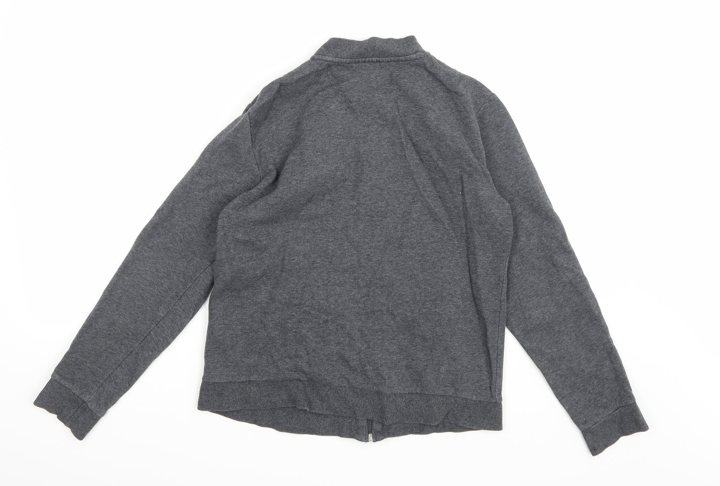 H&M Boys Grey  Jersey Full Zip Sweatshirt Size 10-11 Years