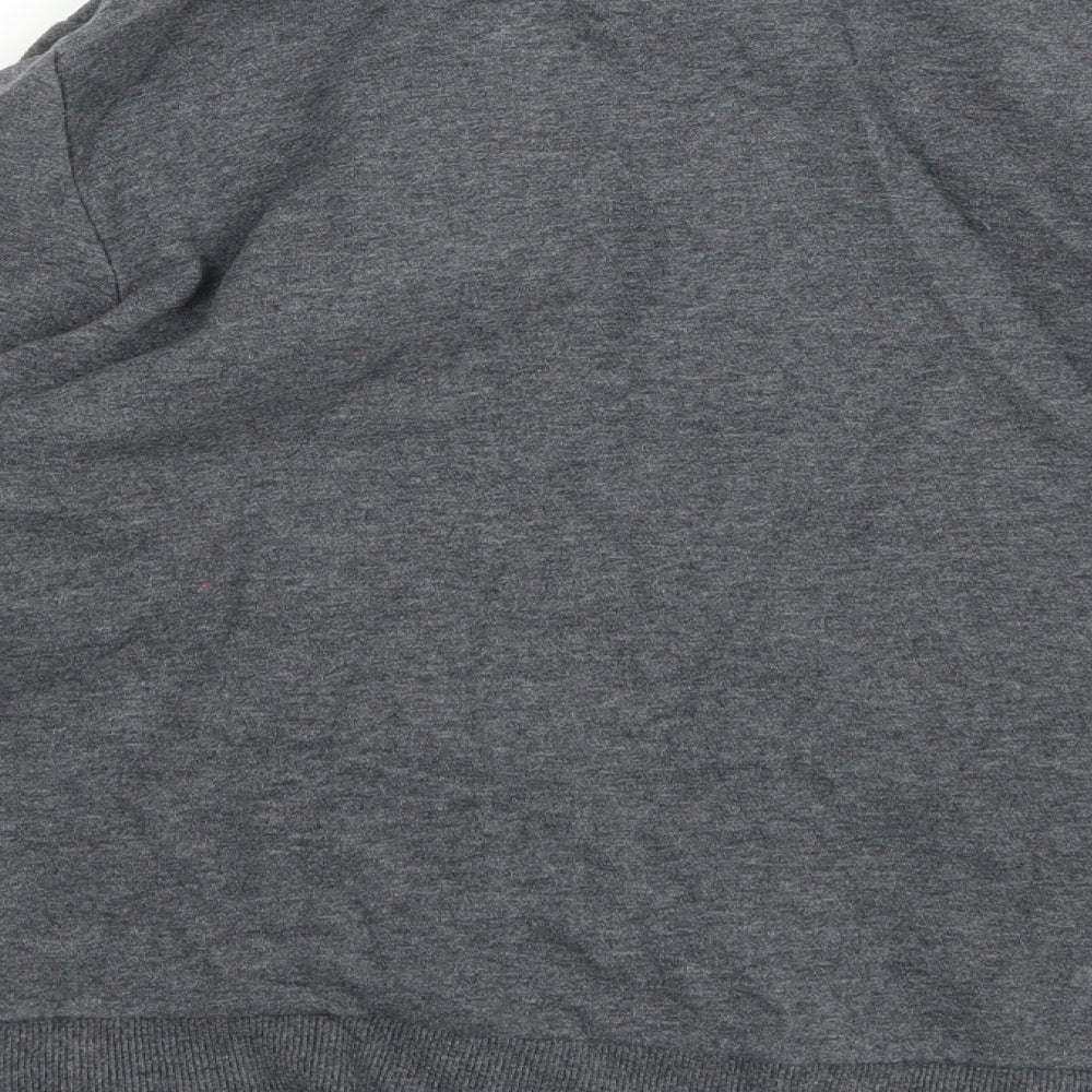 H&M Boys Grey  Jersey Full Zip Sweatshirt Size 10-11 Years
