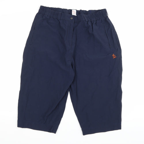 Travelling2 Womens Blue   Sweat Shorts Size 20