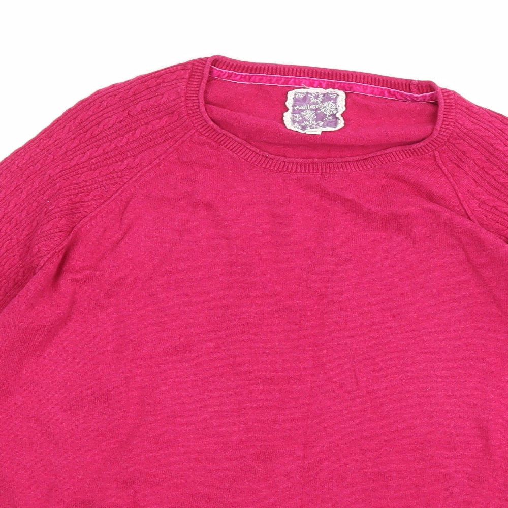 Mantaray Womens Pink  Knit Pullover Jumper Size 18