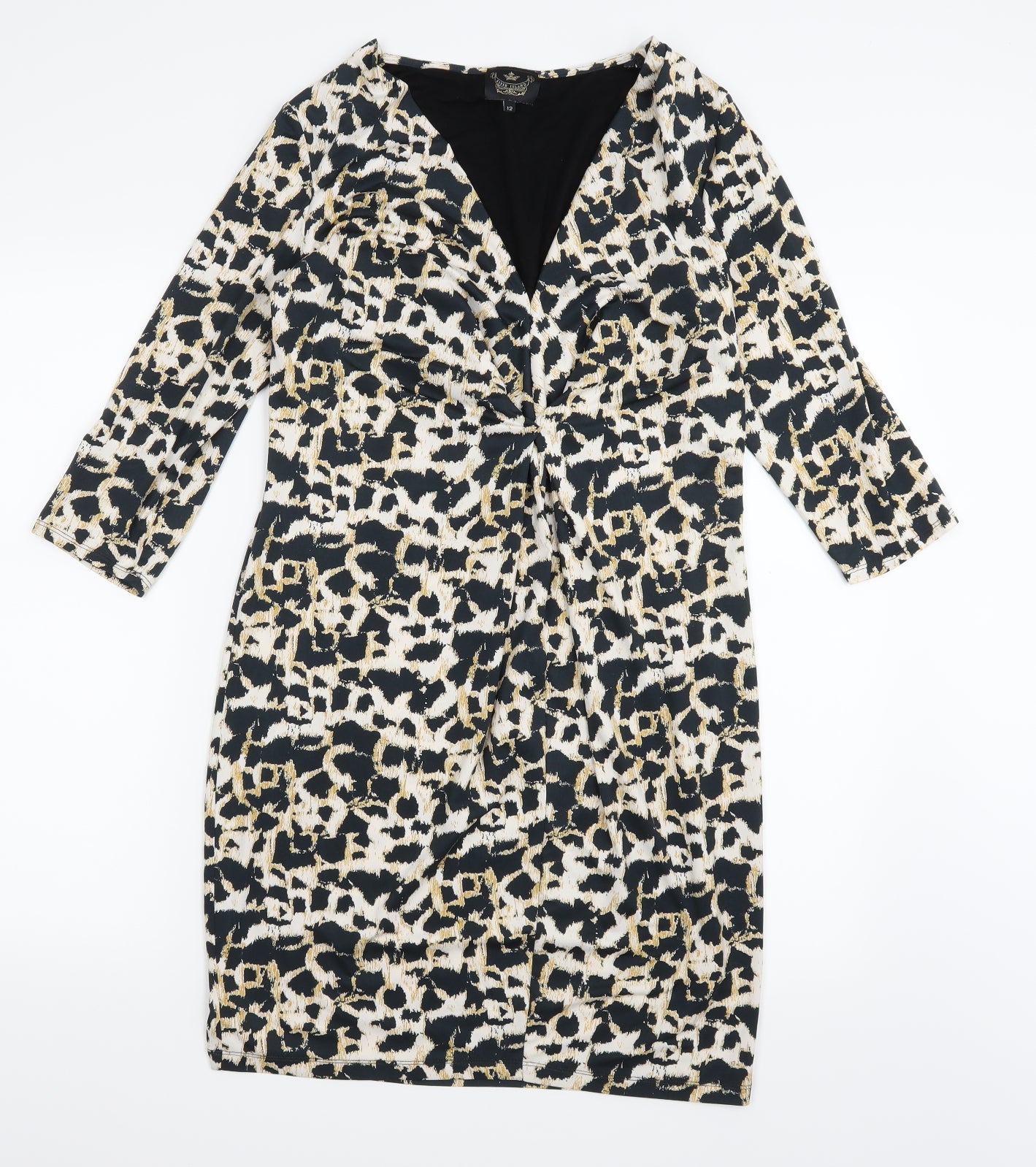 River Island Womens Multicoloured Animal Print  A-Line  Size 12