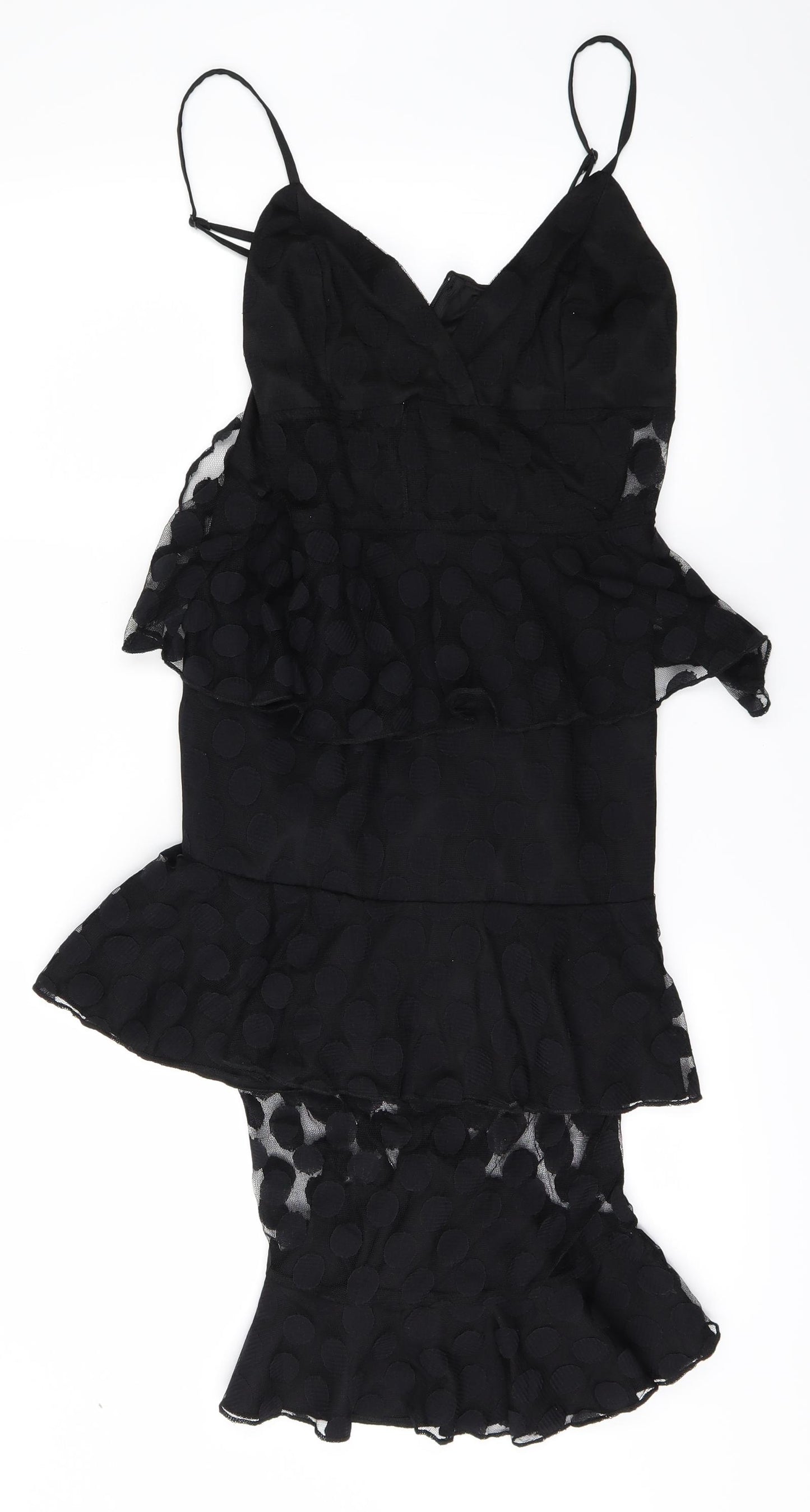 Boohoo Womens Black   Pencil Dress  Size 8