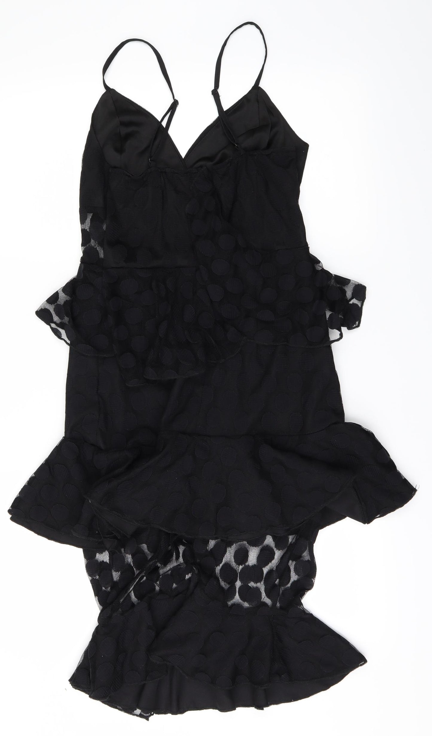 Boohoo Womens Black   Pencil Dress  Size 8