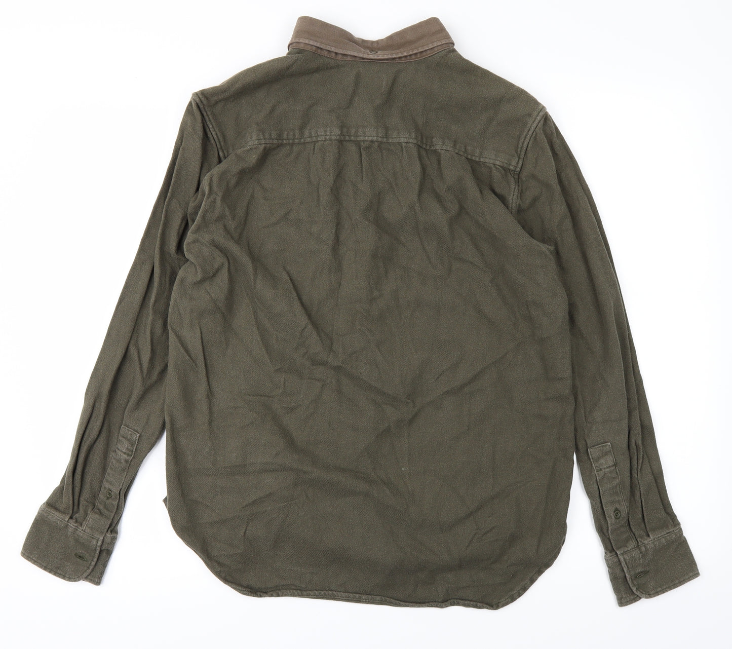 DC Mens Green    Button-Up Size S