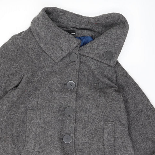 H&M Womens Grey   Jacket  Size 10