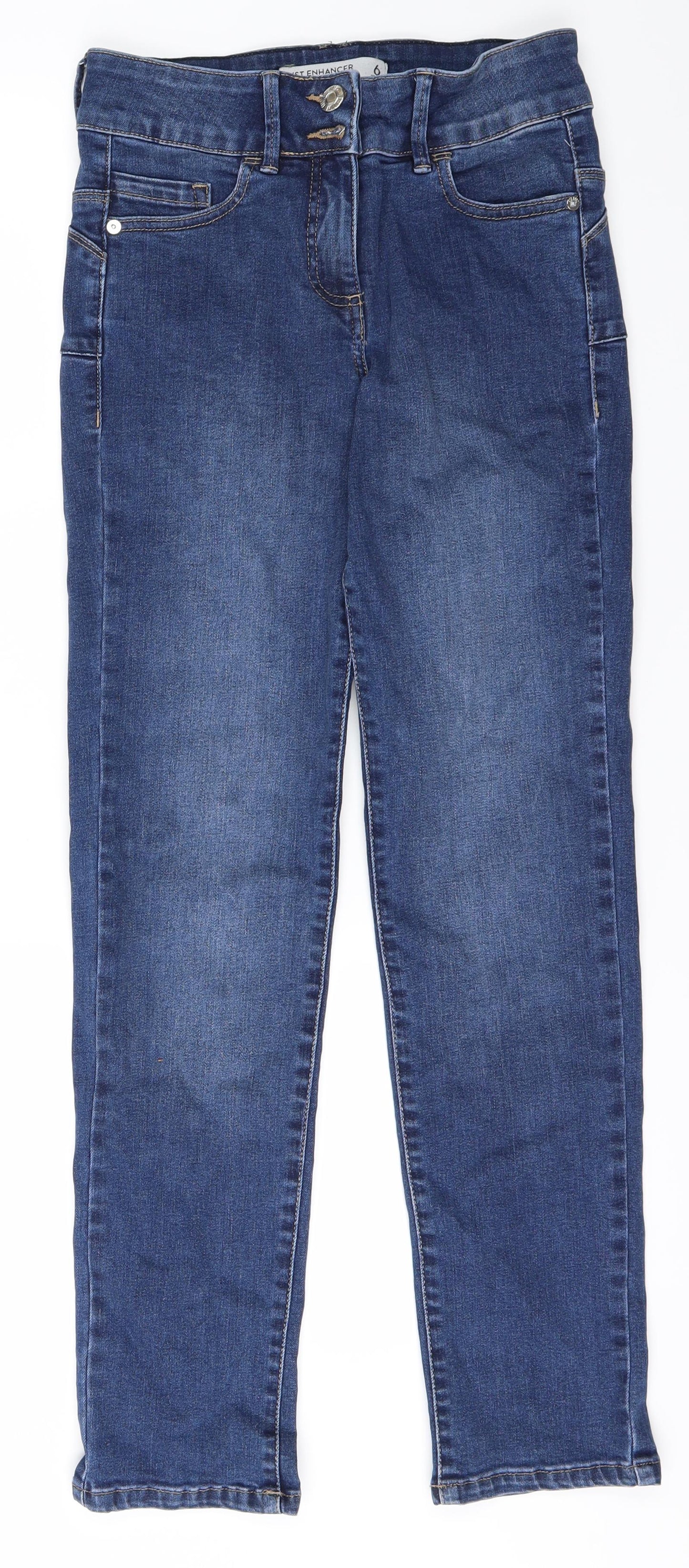NEXT Womens Blue  Denim Skinny Jeans Size 6 L28 in