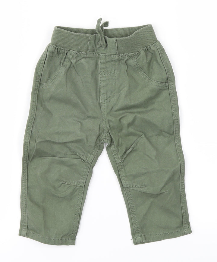George Boys Green   Jogger Jeans Size 6-9 Months