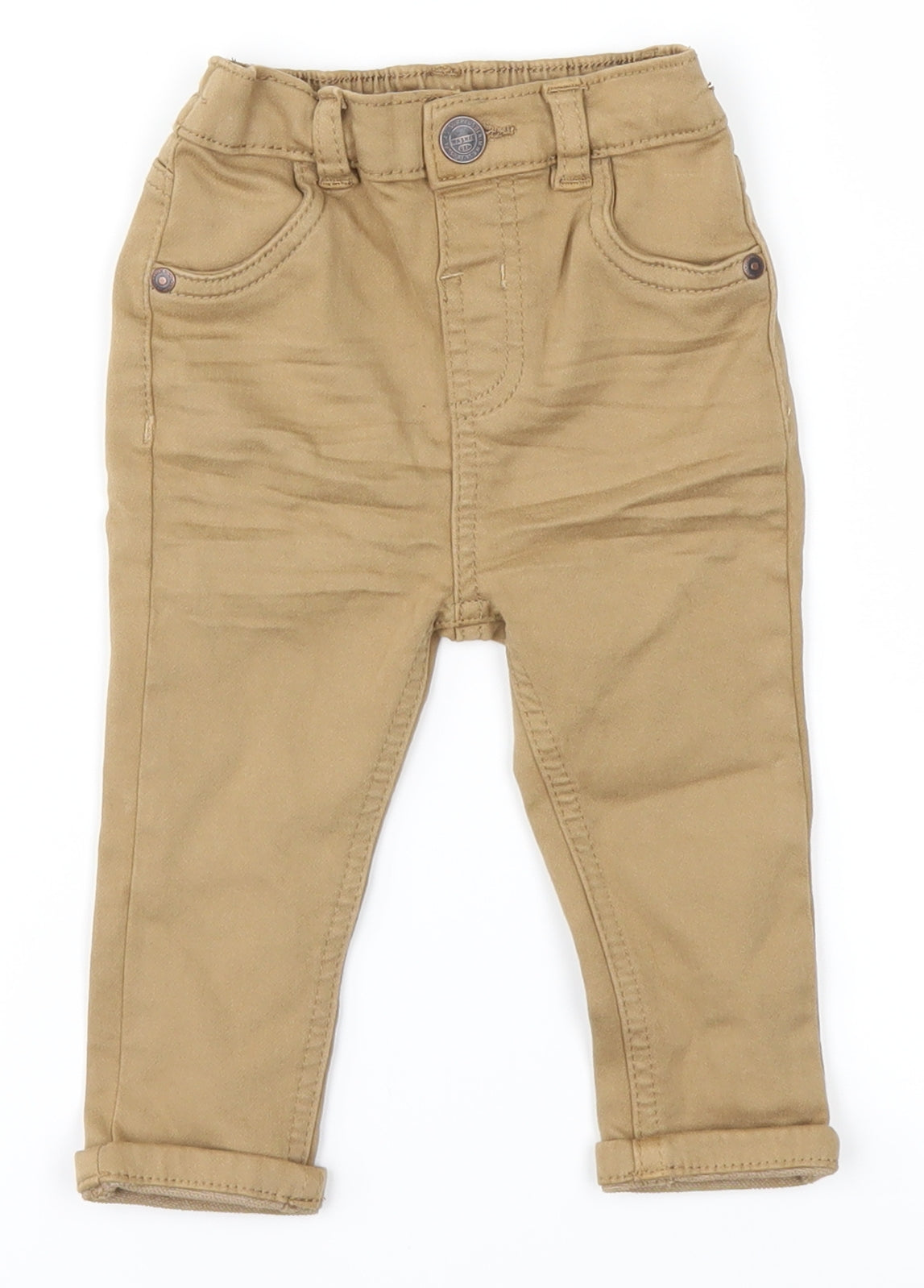 George Boys Brown   Capri Jeans Size 6-9 Months  - Chino