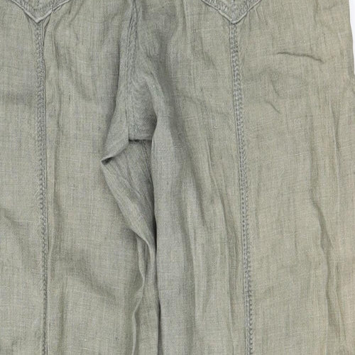 Principles Womens Green   Cargo Trousers Size 10 L22 in