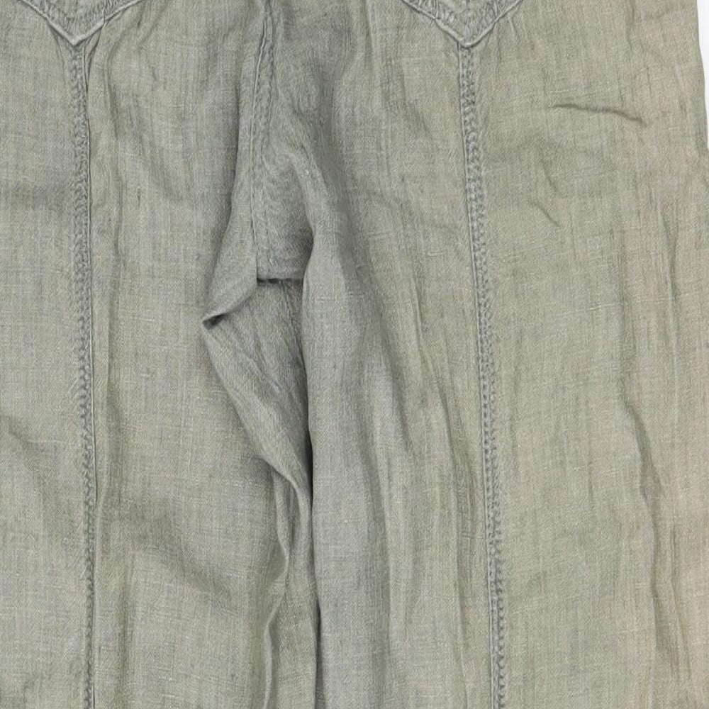 Principles Womens Green   Cargo Trousers Size 10 L22 in