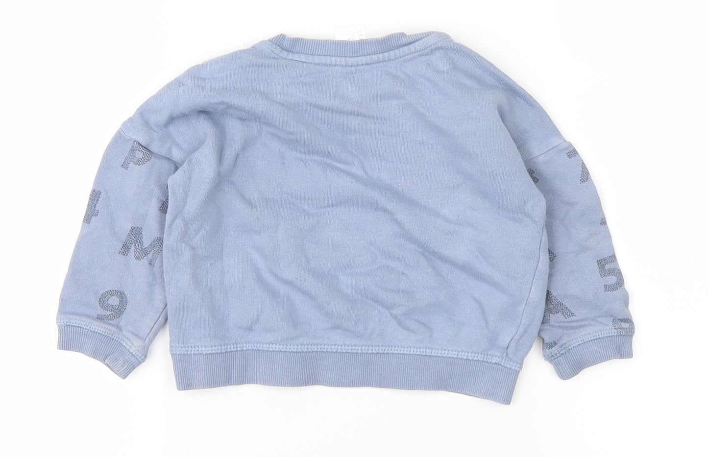 H&M Boys Blue   Pullover Jumper Size 6-9 Months