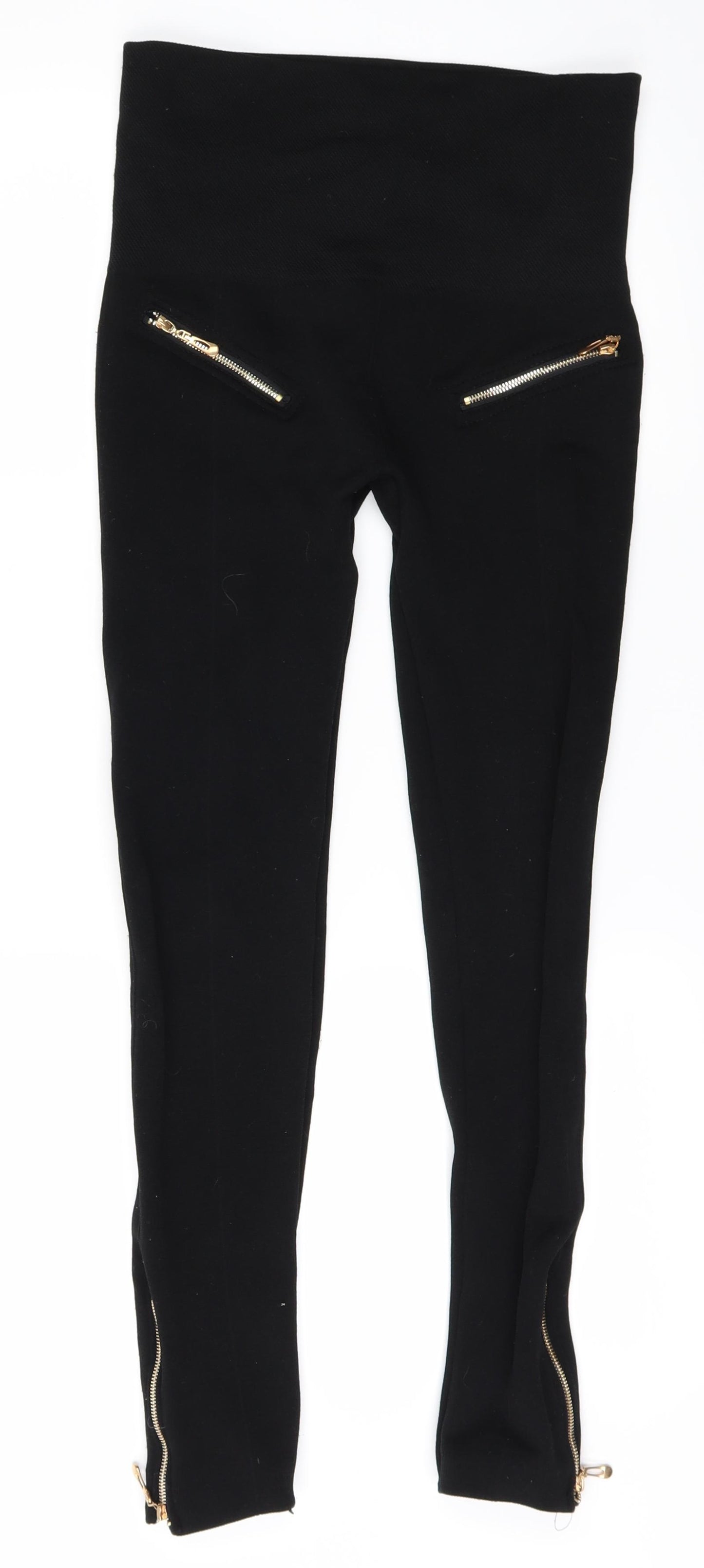Hollywood Womens Black   Jegging Trousers Size M L25 in