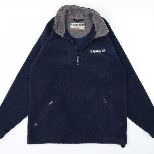 JERZEES Mens Blue   Pullover Jumper Size S